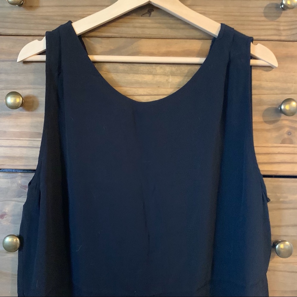 Just Female Black Shift Sleeveless Dress L - Picture 3 of 6